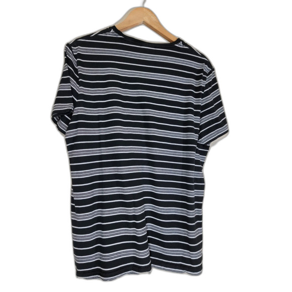 Lacoste Striped V-neck T-shirt - sz 6 - Picture 2 of 6